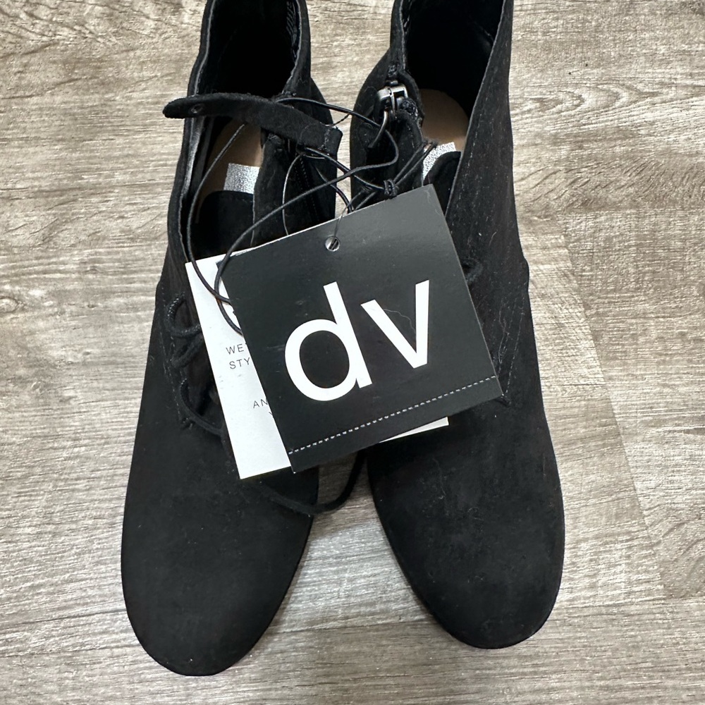 DV by Dolce Vita Black Lace Up Boots